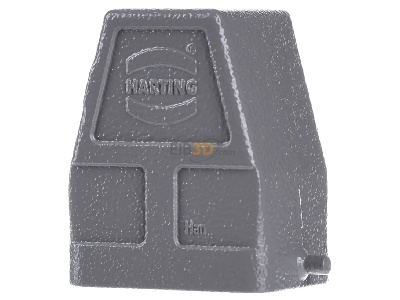 Back view Harting 19 30 006 0546 Plug case for industry connector 

