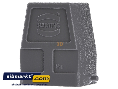 Back view Harting 19 30 006 0446 Plug case for industry connector 
