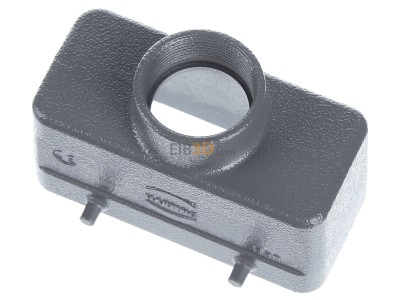 Top rear view Harting 19 30 016 1422 Plug case for industry connector 

