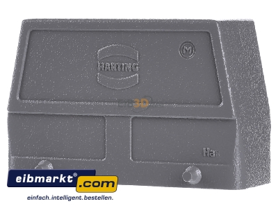 Back view Harting 19 30 024 0467 Plug case for industry connector 

