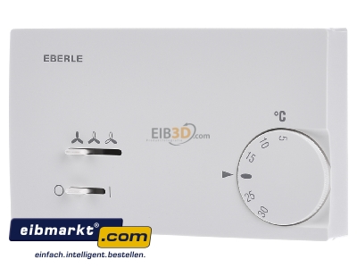 Front view Eberle Controls KLR-E 7011 Room temperature controller 5...30C - 
