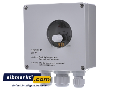 Front view Eberle Controls UTR 20 All-purpose thermostat -40...20C
