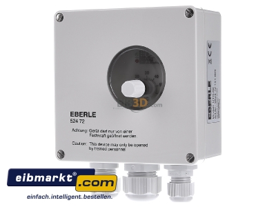 Front view Eberle Controls 052472141894 All-purpose thermostat 0...60°C
