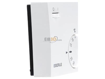 View on the left Eberle RTR-E 6763rw Room thermostat 
