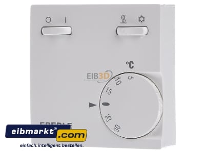 Front view Eberle Controls RTR-E 6732 Room temperature controller
