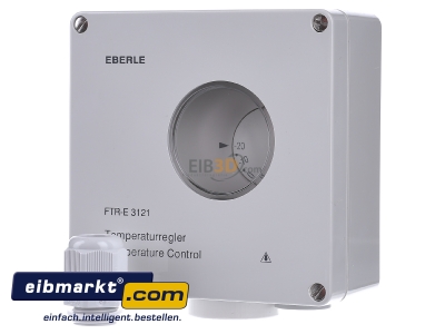 Front view Eberle Controls FTR-E-3121 Thermostat -20...35C - 
