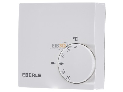 Front view Eberle RTR-E 6721ws Room temperature controller 5...30C 
