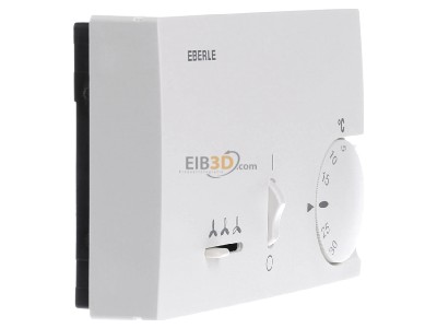 View on the left Eberle KLR-E 7203 Room clock thermostat 5...30C 
