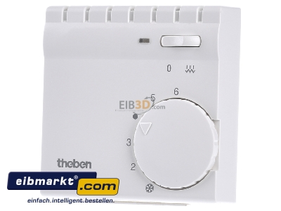 Front view Theben RAM 704 Room temperature controller 5...30C 
