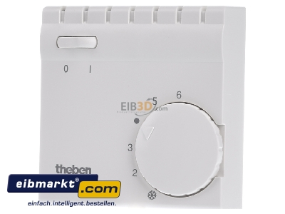 Front view Theben 7050001 Room temperature controller 5...30°C
