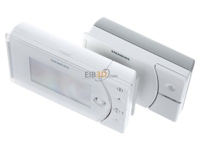 View up front Siemens BPZ:REV24RF/SET Room thermostat 
