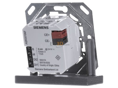 Back view Siemens S55720-S203 EIB, KNX room temperature controller, 
