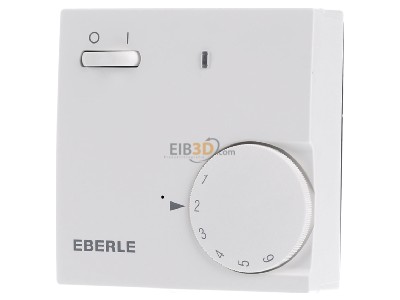 Front view Eberle FR-E52521 Ersatz Room clock thermostat 
