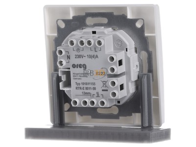 Back view Eberle RTR-E 8011-50 Room clock thermostat 5...30C 
