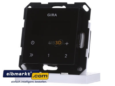 Front view Gira 228405 Radio receiver for switching device

