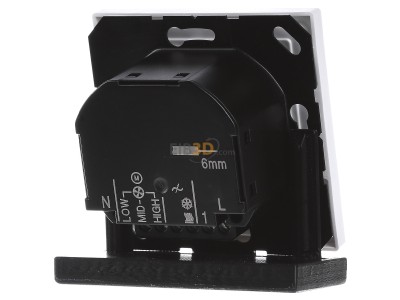 Back view Jung TRD LS 923028 WW Room thermostat 
