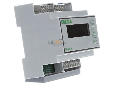View on the left Eberle EM 52489 Temperature controller for heating cable 

