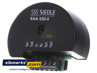 Front view Siedle&Shne BAA 650-0 Distribute device for intercom system
