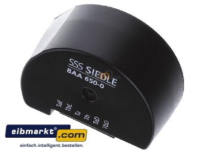 View up front Siedle&Shne BAA 650-0 Distribute device for intercom system
