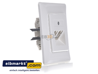 View on the left Rutenbeck UAE 8/8(8/8) Up rw RJ45 2x8(8) Data outlet Cat.3 white 
