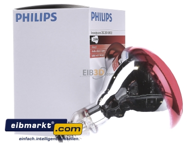 Ansicht links Philips Lampen 57521025 Infrarot-Heizstrahler 230-250V E27 IR 250 RH