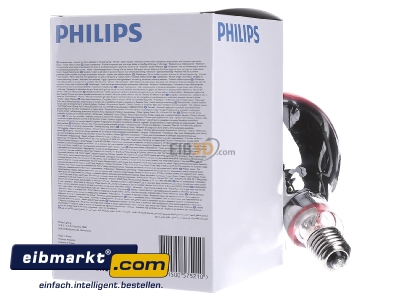 Ansicht hinten Philips Lampen 57521025 Infrarot-Heizstrahler 230-250V E27 IR 250 RH