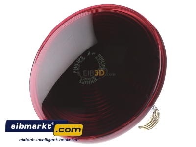 Frontansicht Philips Lampen Infrared PAR38E 150W IR-Reflektorlampe 230V E27 