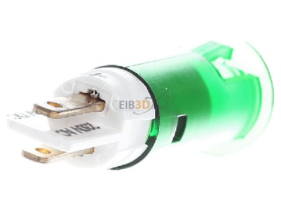 Ansicht hinten Scharnberger+Has. 33321 LED-Signalleuchte rund 10mm 230VAC grn 