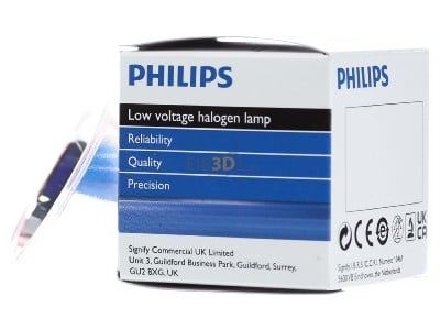 View on the right Philips Licht 13629 150W GX5.3 21V Studio/projection/photo lamp 150W 21V 
