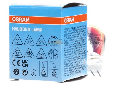 Back view Osram 64627 HLX Metal halide reflector lamp 100W 
