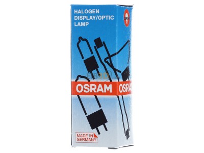 Frontansicht Osram 64610 HLX NV-Glhlampe 50W 12V G6,35 o.R 