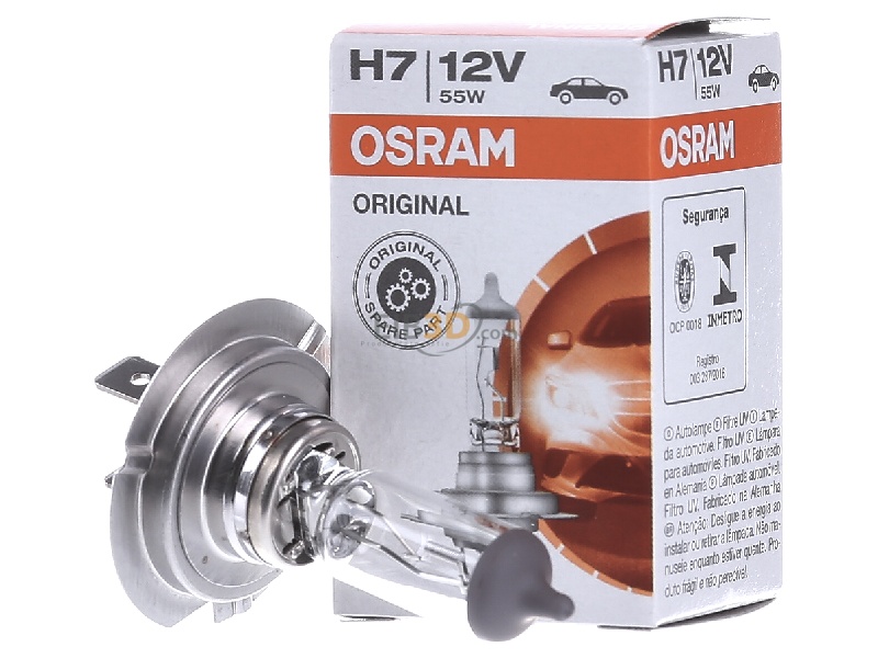 OSRAM ORIGINAL H7, Halogen-Scheinwerferlampe