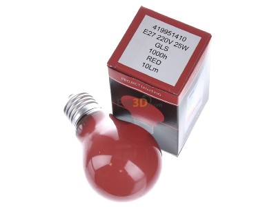 View up front Scharnberger+Has. 40245 Standard lamp 25W 230V E27 red 
