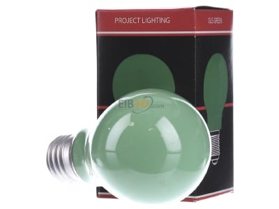 Front view Scharnberger+Has. 40246 Standard lamp 25W 230V E27 green 
