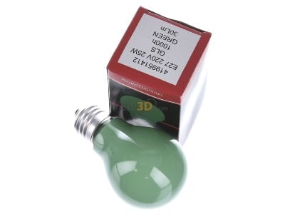 View up front Scharnberger+Has. 40246 Standard lamp 25W 230V E27 green 
