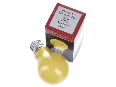 View up front Scharnberger+Has. 40247 Standard lamp 25W 230V E27 yellow 
