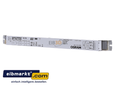 Front view Osram QT-FIT8 2X36/220-240 Electronic ballast 2x32...36W
