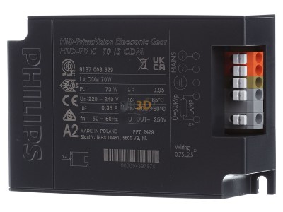 Frontansicht Signify Lampen HID-PV C 70-S CDM Vorschaltgert 