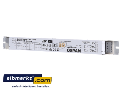 Front view Osram QT-FIT 5/8 2x54-58 Electronic ballast 2x54...58W 

