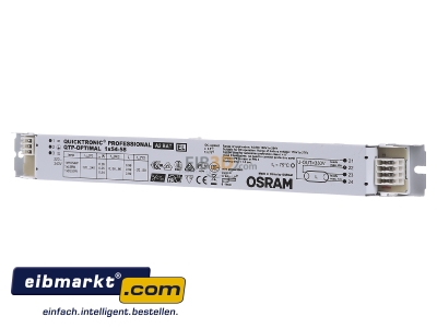 Front view Osram QTP-OPTIMAL 1x54-58 Electronic ballast 1x54...58W
