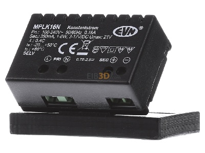 Front view EVN MPLK16N LED driver 
