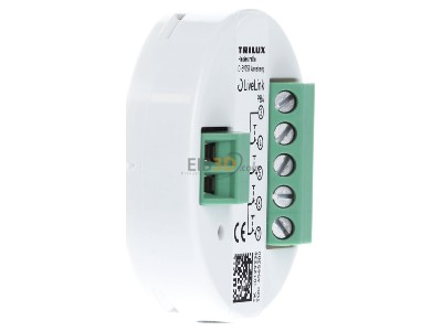View on the left Trilux LiveLink DALI PB4 Tracer dimmer/IR-controller 

