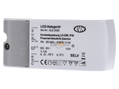 Front view EVN SLD2425 LED driver 
