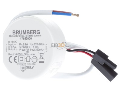 Front view Brumberg 17652000 LED driver 
