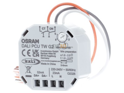 Front view Osram DALI PCU TW G2 Control unit for lighting control
