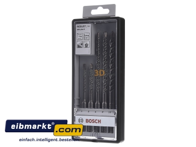 Frontansicht Bosch E-Werkzeuge 2 607 019 927 SDS-plus Bohrer Set 