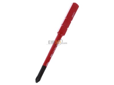Ansicht oben links Wiha 2831-12 PZ 1x75 Pozidriv Schraubendreher SoftFinish electric 