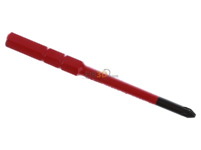 Ansicht oben hinten Wiha 2831-12 PZ 1x75 Pozidriv Schraubendreher SoftFinish electric 