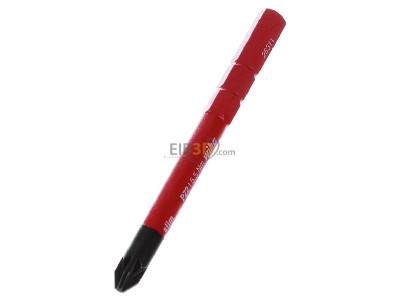 Ansicht oben links Wiha 2831-12 PZ 2x75 Pozidriv Schraubendreher SoftFinish electric 