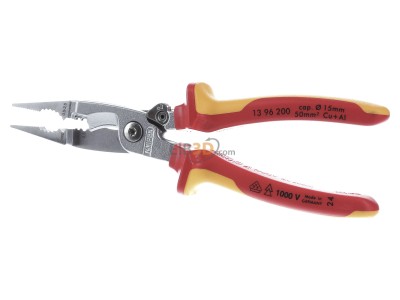 Front view Knipex 13 96 200 Wire stripper pliers 
